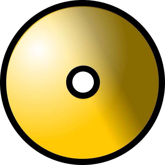 Kostenloser Download DVD Cd Gold - Kostenlose Vektorgrafik auf Pixabay, kostenlose Illustration zur Bearbeitung mit GIMP, kostenloser Online-Bildeditor
