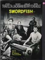 Free download DVD Swordfish, Starring Halle Berry, Don Cheadle, Hugh Jackman And John Travolta free photo or picture to be edited with GIMP online image editor