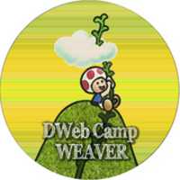 Free download DWeb Camp Weaver Button free photo or picture to be edited with GIMP online image editor