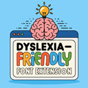 Dyslexia Friendly Converter  screen for extension Chrome web store in OffiDocs Chromium
