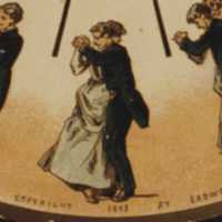Free download EADWEARD JAMES MUYBRIDGE - ZOOPRAXISCOPE WALTZING COUPLE 1879 free photo or picture to be edited with GIMP online image editor