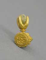 Free download Ear Clip with Stone in Four Prong Lotus Base Setting free photo or picture to be edited with GIMP online image editor
