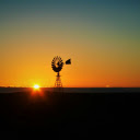 early dawn over a windmill on the prairie  screen for extension Chrome web store in OffiDocs Chromium