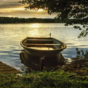 Early morning boat wallpaper  screen for extension Chrome web store in OffiDocs Chromium