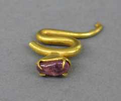Free download Ear Ornament with Purple Stone free photo or picture to be edited with GIMP online image editor