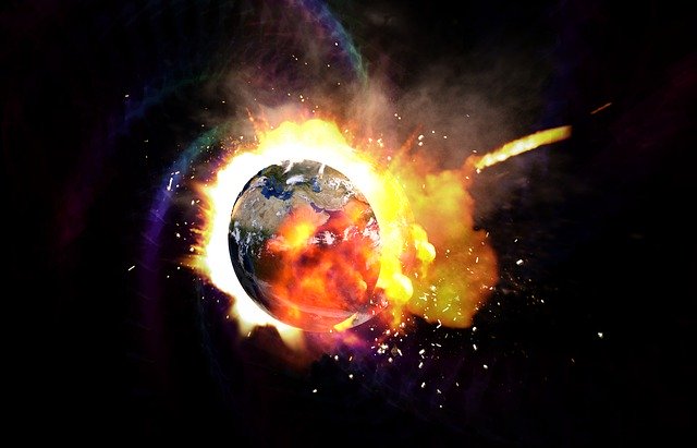 Free download Earth Globe Explosion -  free illustration to be edited with GIMP free online image editor