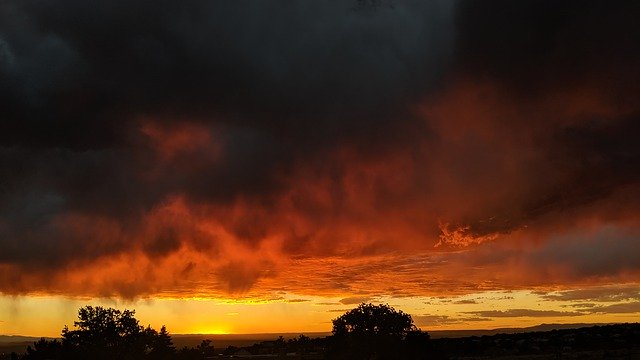 Free download Earth Hour Sunset New Mexico -  free photo or picture to be edited with GIMP online image editor