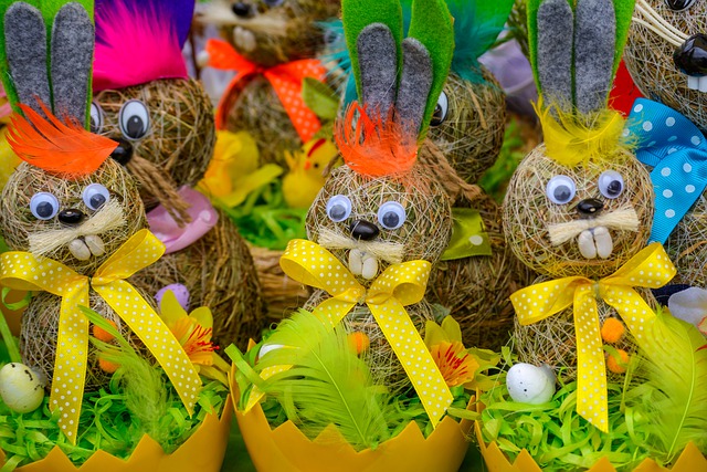 Free download easter bunnies easter ornament free picture to be edited with GIMP free online image editor