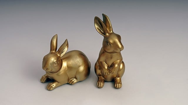 Free download easter bunnies figurines free picture to be edited with GIMP free online image editor