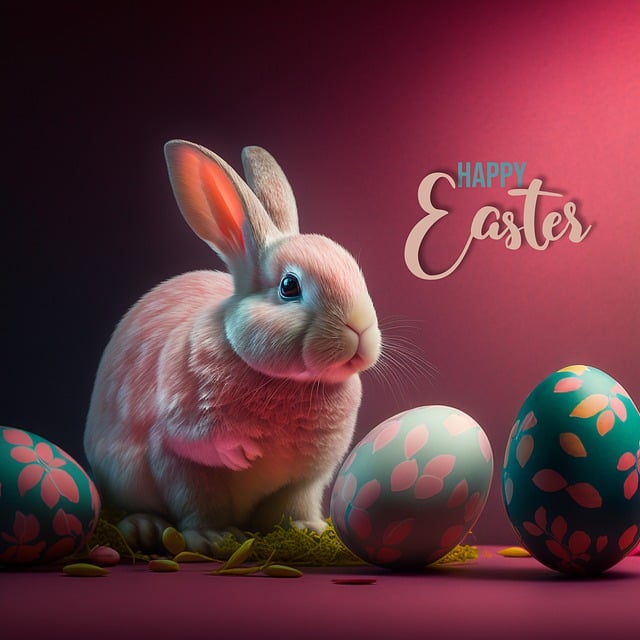Free download easter bunny rabbit easter eggs free picture to be edited with GIMP free online image editor