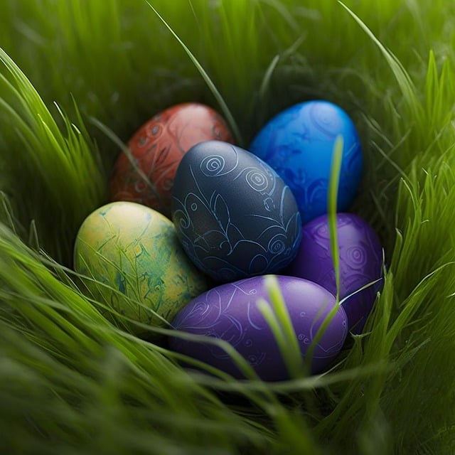 Free download easter eggs grass easter eggs free picture to be edited with GIMP free online image editor