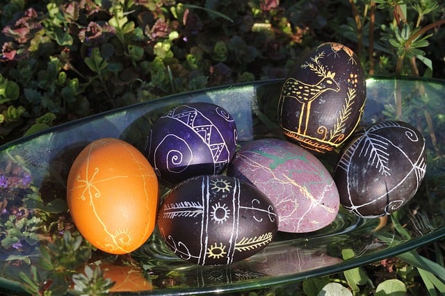 Free download easter eggs happy easter pysanky free picture to be edited with GIMP free online image editor