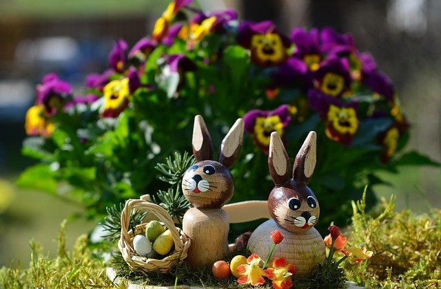 Free download Easter Rabbit Decoration -  free photo or picture to be edited with GIMP online image editor