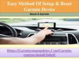 Free download Easy Method Of Setup & Reset Garmin Device free photo or picture to be edited with GIMP online image editor