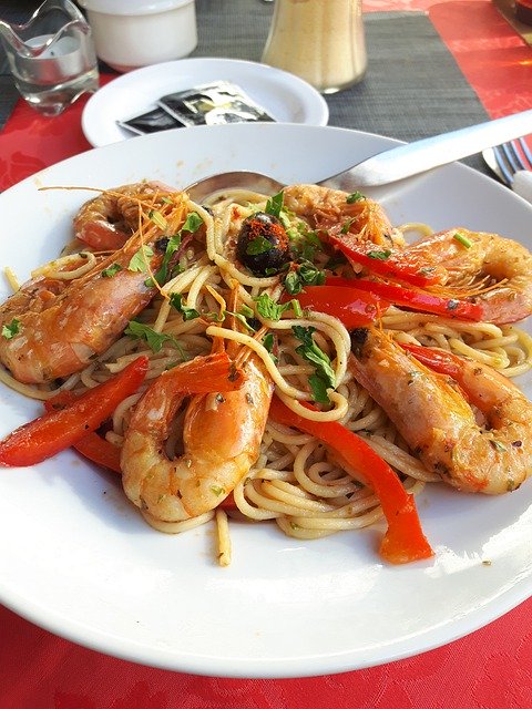 הורדה חינם Eating Shrimp Restaurant - תמונה או תמונה בחינם לעריכה עם עורך התמונות המקוון GIMP