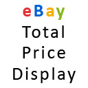 eBay Total Price Display  screen for extension Chrome web store in OffiDocs Chromium