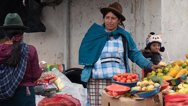 Download gratuito Verdure del mercato dell'Ecuador - foto o immagine gratuita da modificare con l'editor di immagini online di GIMP