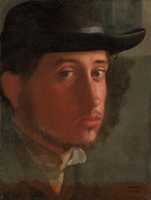 Free download Edgar Degas, Self Portrait free photo or picture to be edited with GIMP online image editor