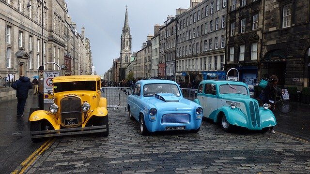 Free picture Edinburgh Cars Scotland -  to be edited by GIMP free image editor by OffiDocs