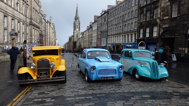 Free download Edinburgh Cars Scotland -  free photo or picture to be edited with GIMP online image editor