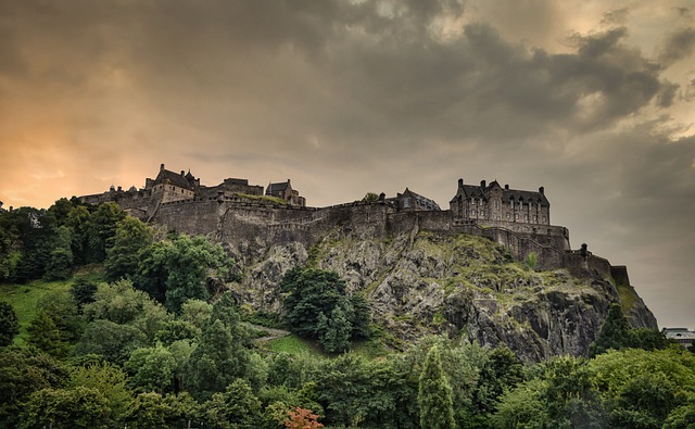 Free download edinburgh castle fortress citadel free picture to be edited with GIMP free online image editor