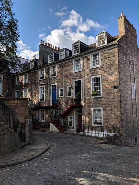 Gratis download Edinburgh House Scotland - gratis foto of afbeelding die u kunt bewerken met de online afbeeldingseditor van GIMP