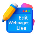 Edit Webpages Live  screen for extension Chrome web store in OffiDocs Chromium
