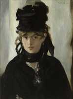 Free download Edouard Manet, Berthe Morisot With A Bouquet Of Violets free photo or picture to be edited with GIMP online image editor