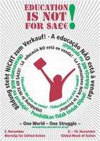 Free download Education Is NOT For Sale - Poster free photo or picture to be edited with GIMP online image editor