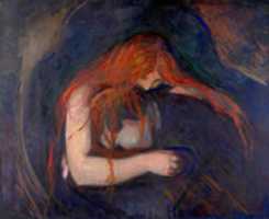 Free download Edvard Munch, Vampire free photo or picture to be edited with GIMP online image editor