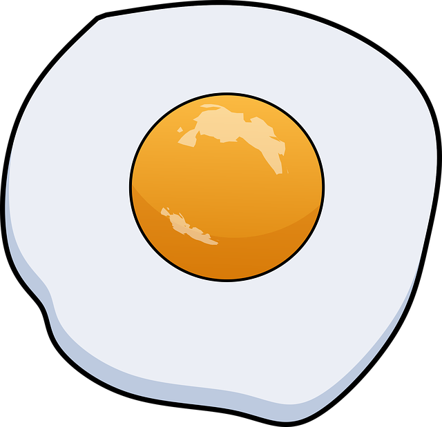 Free download Egg Omelette Sunny Side - Free vector graphic on Pixabay free illustration to be edited with GIMP free online image editor
