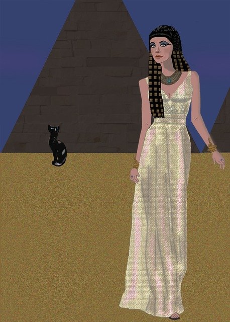 Free download Egyptian Pyramids Woman Sand Black -  free illustration to be edited with GIMP free online image editor