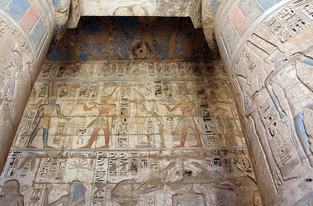 Free download egypt thebes medinet habu temple free picture to be edited with GIMP free online image editor