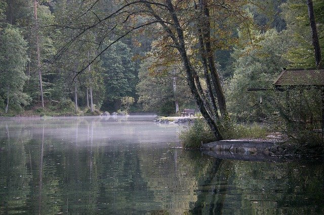 Free download Eibsee Fog Bank -  free photo or picture to be edited with GIMP online image editor
