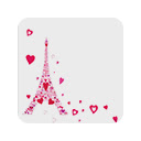 Eiffel Tower Love Theme  screen for extension Chrome web store in OffiDocs Chromium