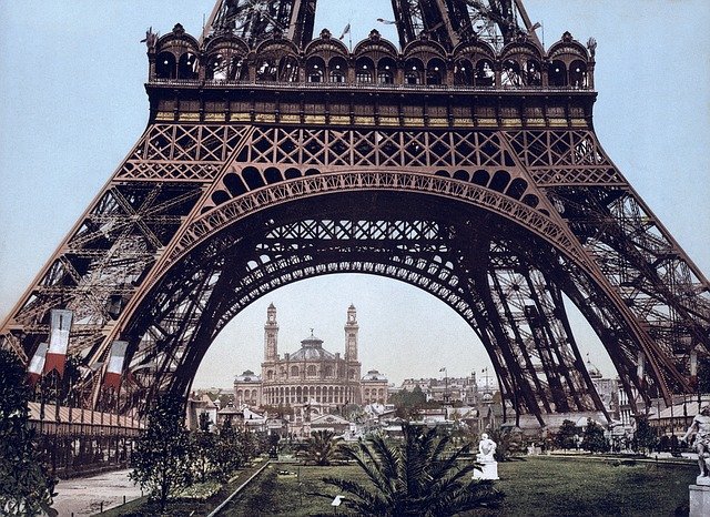 김프 무료 온라인 이미지 편집기로 편집할 에펠탑 트로카데로 무료 사진 무료 다운로드