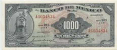 Free download El Banco de Mexico, Paper Money,1948 to 1978 free photo or picture to be edited with GIMP online image editor