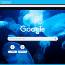 Electric Blue Jellyfish  screen for extension Chrome web store in OffiDocs Chromium