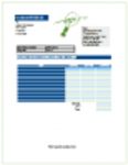 Free download Electrician Invoice Template DOC, XLS or PPT template free to be edited with LibreOffice online or OpenOffice Desktop online