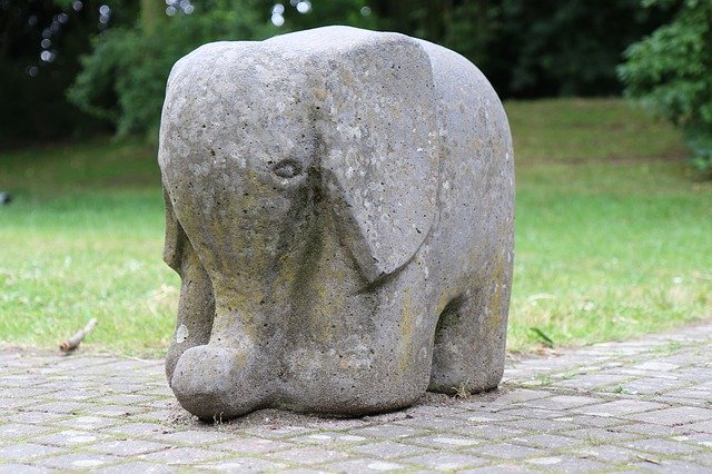 Free download Elephant Sculpture Statue -  free photo or picture to be edited with GIMP online image editor