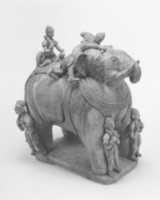 Free download Elephant with Three Riders and Two attendants free photo or picture to be edited with GIMP online image editor