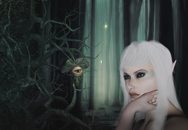 Free download Elf Eye Fantasy free illustration to be edited with GIMP online image editor