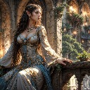 Elven Princess in the Enchanted Realm  screen for extension Chrome web store in OffiDocs Chromium