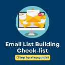 Email List Building Check list (Step by Step)  screen for extension Chrome web store in OffiDocs Chromium