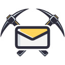 Email Miner  screen for extension Chrome web store in OffiDocs Chromium