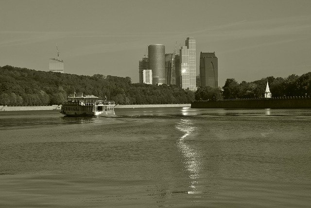 Free download embankment city m v river russia free picture to be edited with GIMP free online image editor