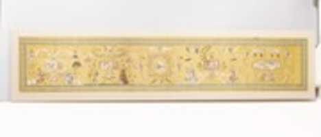 Free download Embroidered panel with Grotesque decoration free photo or picture to be edited with GIMP online image editor