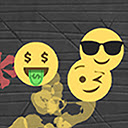 Emoji Squeeze Arcade Game  screen for extension Chrome web store in OffiDocs Chromium