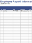 Descarga gratis la plantilla DOC, XLS o PPT de Registro de nómina de empleados gratis para editar con LibreOffice en línea o OpenOffice Desktop en línea
