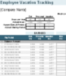 Téléchargement gratuit du modèle de suivi des vacances des employés Modèle DOC, XLS ou PPT à modifier gratuitement avec LibreOffice en ligne ou OpenOffice Desktop en ligne